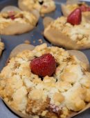 Strawberry Crumble Muffin, June 2023, by Black Bear Bakery
